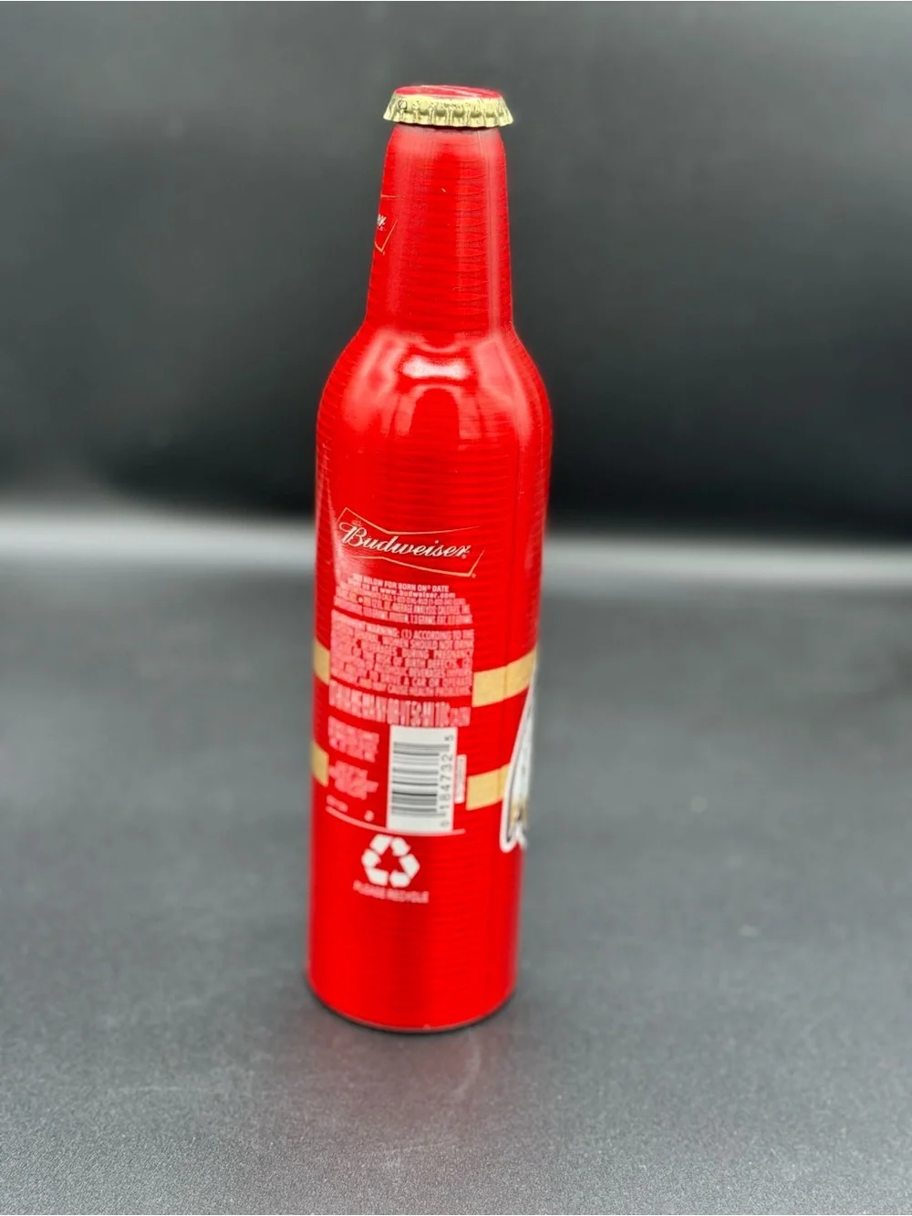 Budweiser Red 75th Anniversary Bottle Tin